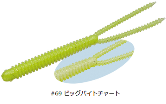 ワームのアップ写真