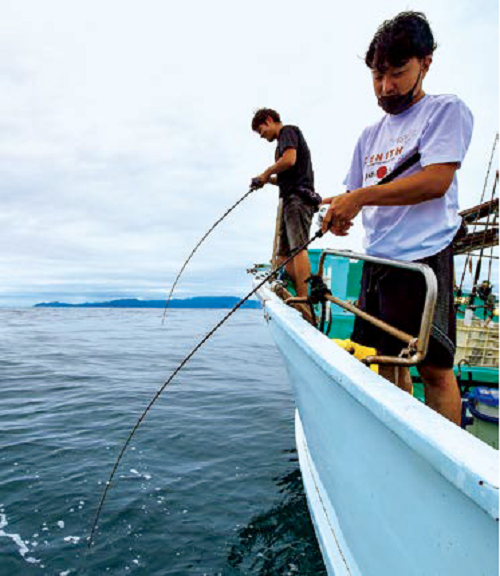 釣行の様子
