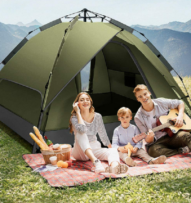 テントのアップ写真