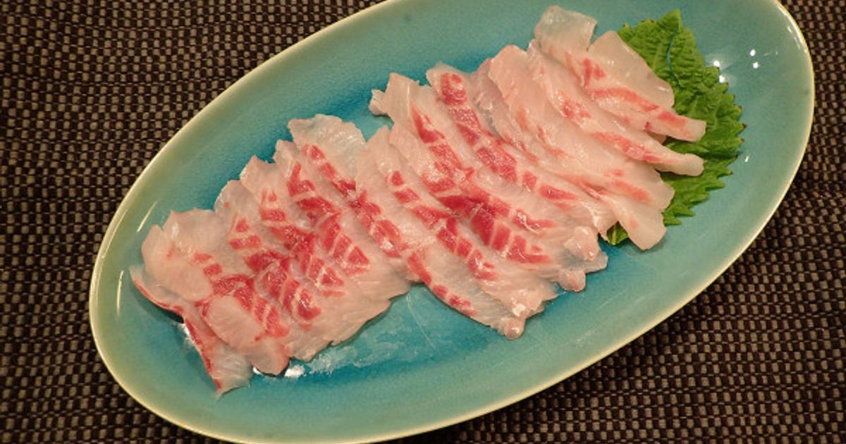 スズキの刺身 by あおもりの肴